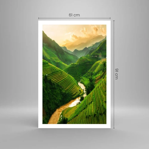 Plakát - Vietnamské údolí - 61x91 cm
