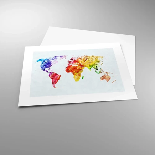 Plakát - Všechny barvy světa - 40x30 cm