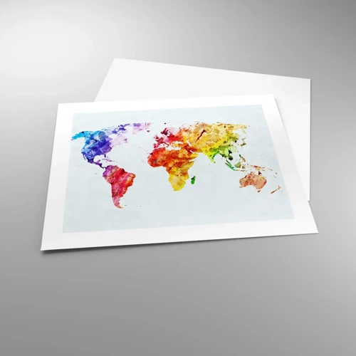 Plakát - Všechny barvy světa - 50x40 cm
