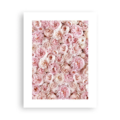 Plakát - Vydlážděná růžemi - 30x40 cm