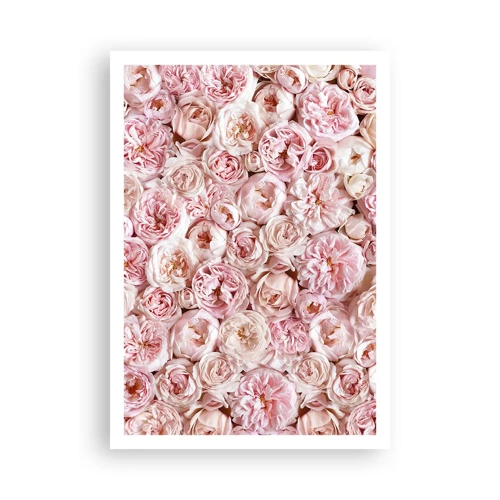 Plakát - Vydlážděná růžemi - 70x100 cm
