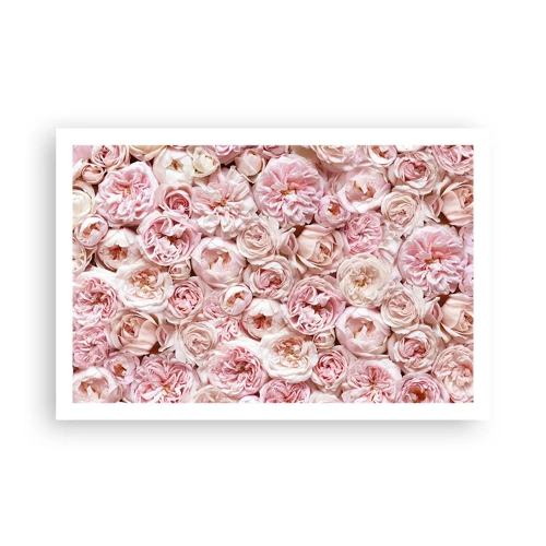 Plakát - Vydlážděná růžemi - 91x61 cm