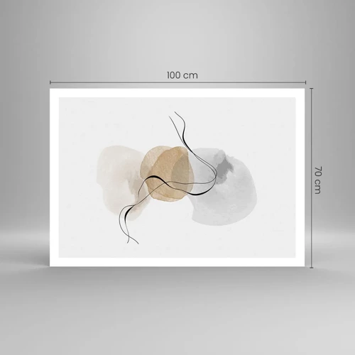 Plakát - Vzdušné korálky - 100x70 cm