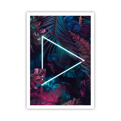 Plakát - Zahrada v disco stylu - 70x100 cm
