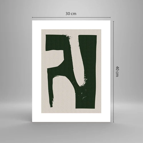 Plakát - Zálivy v bílem - 30x40 cm