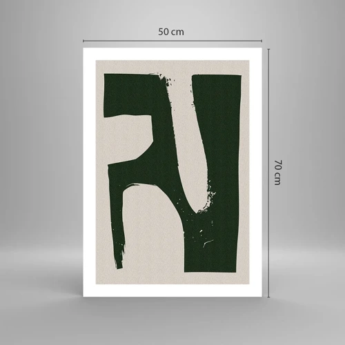 Plakát - Zálivy v bílem - 50x70 cm