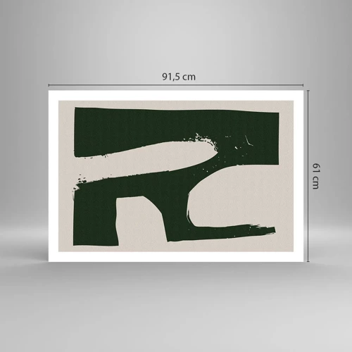 Plakát - Zálivy v bílem - 91x61 cm