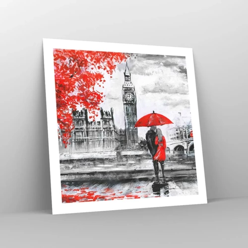 Plakát - Zamilování do Londýna - 60x60 cm