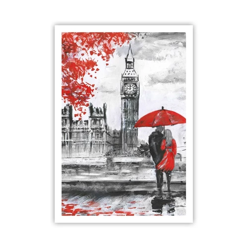 Plakát - Zamilování do Londýna - 70x100 cm
