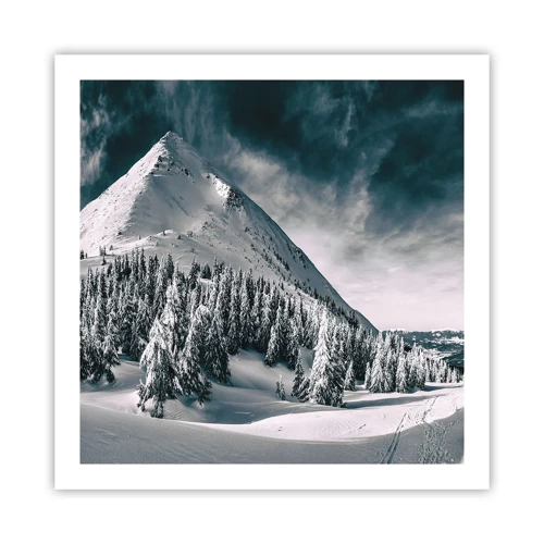 Plakát - Země sněhu a ledu - 60x60 cm