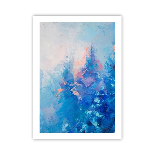 Plakát - Zimní abstrakce - 50x70 cm