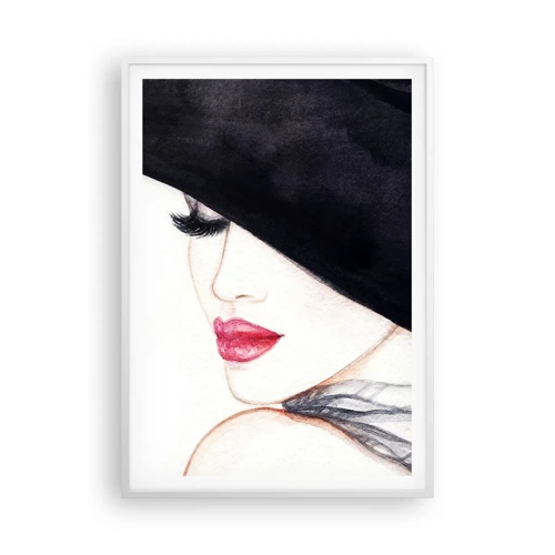 Plakát v bílém rámu - Elegance a smyslnost - 70x100 cm