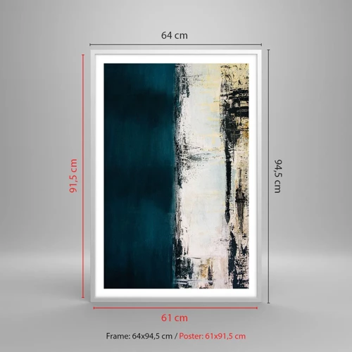 Plakát v bílém rámu - Horizontální kompozice - 61x91 cm