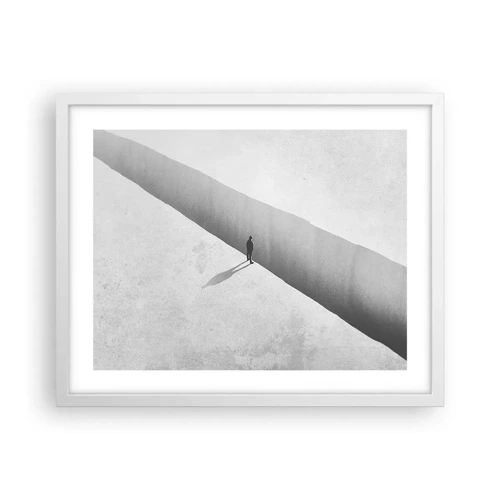 Plakát v bílém rámu - Jasný cíl - 50x40 cm