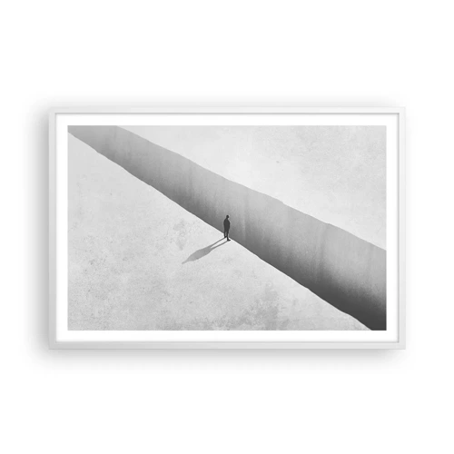 Plakát v bílém rámu - Jasný cíl - 91x61 cm