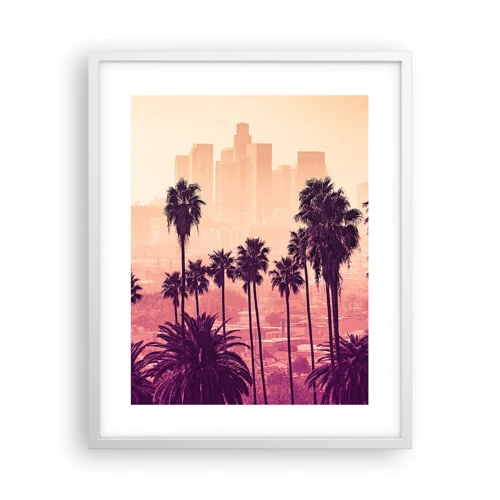 Plakát v bílém rámu - Kalifornská krajinka - 40x50 cm