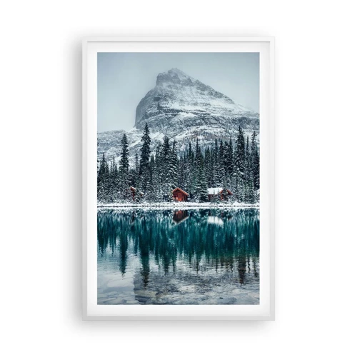 Plakát v bílém rámu - Kanadské útočiště - 61x91 cm
