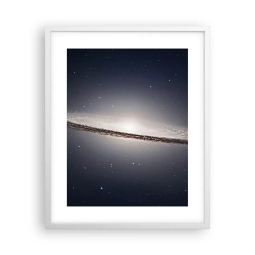 Plakát v bílém rámu - Kdysi dávno, v jedné vzdálené galaxii… - 40x50 cm
