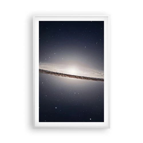 Plakát v bílém rámu - Kdysi dávno, v jedné vzdálené galaxii… - 61x91 cm
