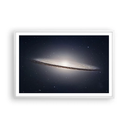 Plakát v bílém rámu - Kdysi dávno, v jedné vzdálené galaxii… - 91x61 cm
