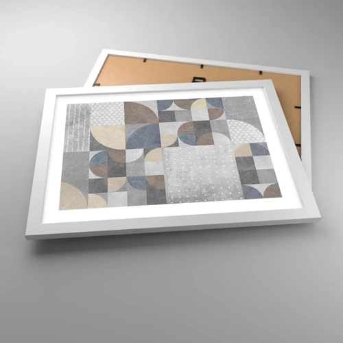 Plakát v bílém rámu - Keramická fantazie - 40x30 cm