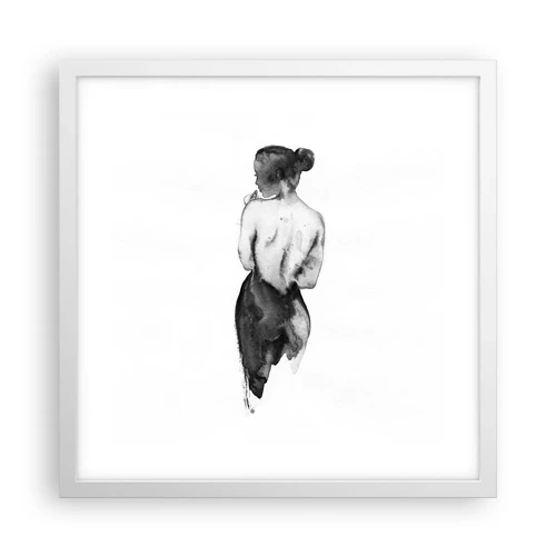 Plakát v bílém rámu - Mizející svět - 40x40 cm