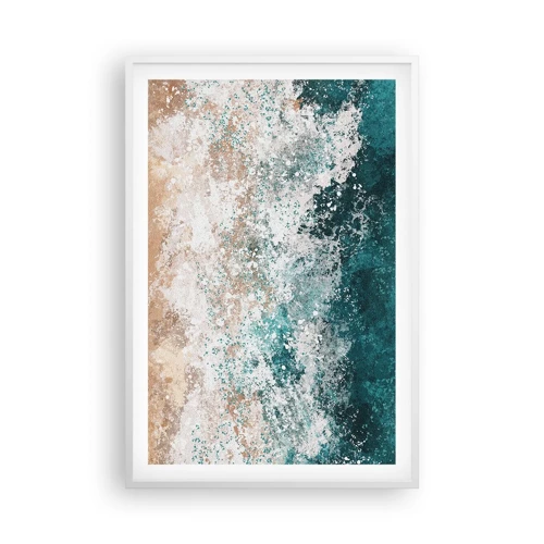 Plakát v bílém rámu - Mořské příběhy - 61x91 cm
