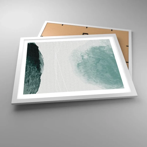 Plakát v bílém rámu - Setkání s mlhou - 50x40 cm