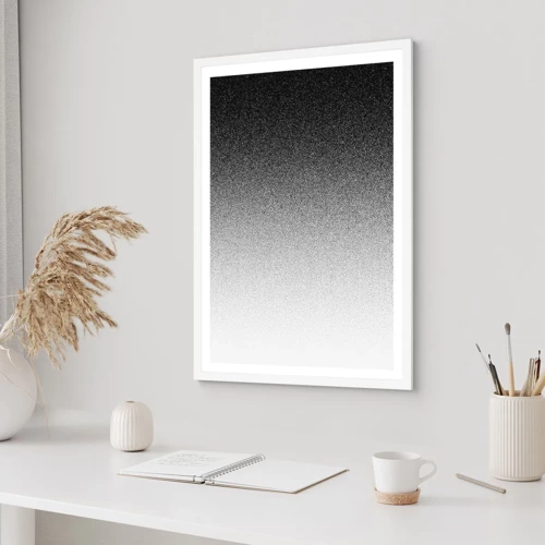 Plakát v bílém rámu - Směrem ke světlu - 40x50 cm