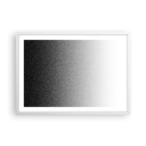 Plakát v bílém rámu - Směrem ke světlu - 70x50 cm