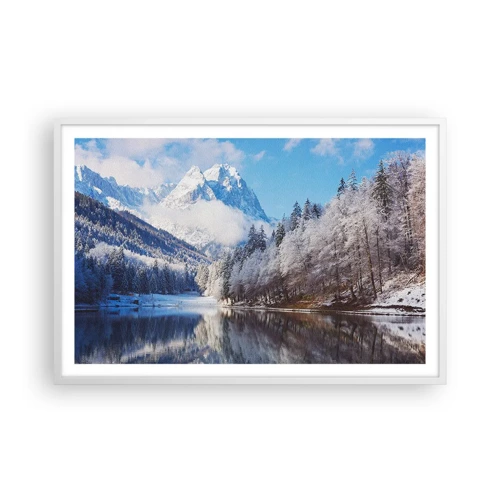 Plakát v bílém rámu - Sněhová stráž - 91x61 cm