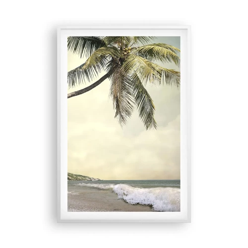 Plakát v bílém rámu - Tropický sen - 61x91 cm