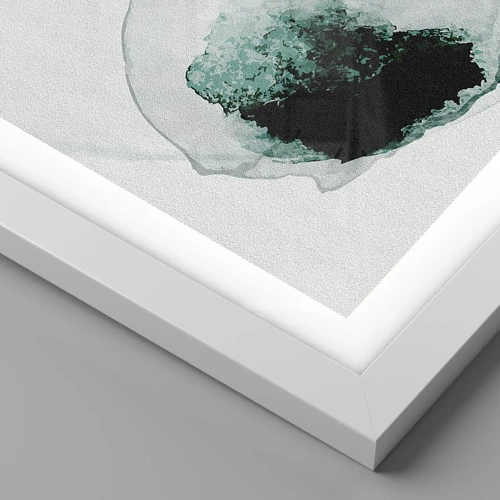 Plakát v bílém rámu - V kapce vody - 30x30 cm