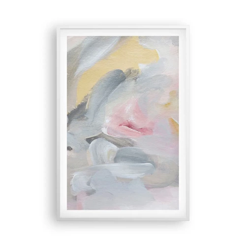 Plakát v bílém rámu - V pastelovém světě - 61x91 cm