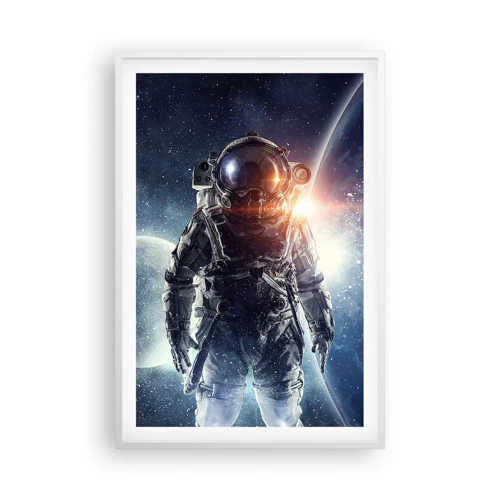 Plakát v bílém rámu - Vesmírné dobrodružství - 61x91 cm