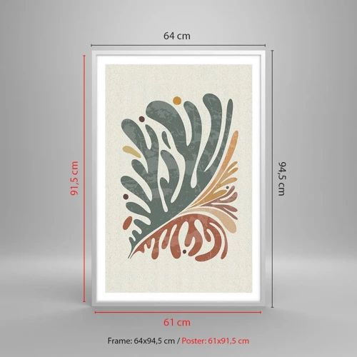 Plakát v bílém rámu - Vícebarevný list - 61x91 cm