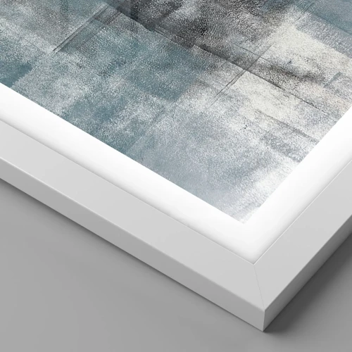 Plakát v bílém rámu - Voda a vzduch - 70x50 cm