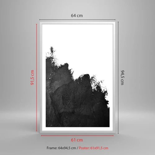 Plakát v bílém rámu - Živly: země - 61x91 cm