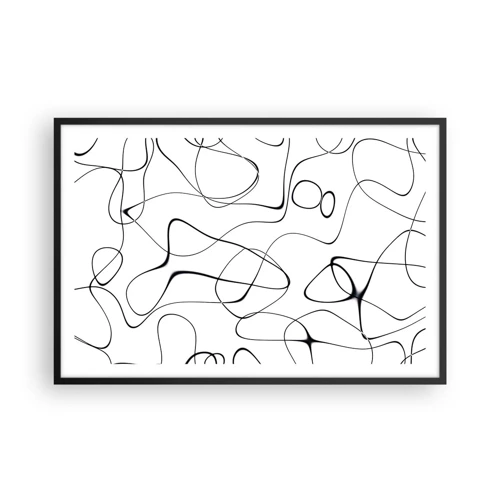 Plakát v černém rámu - Cesty života, zákruty osudu - 91x61 cm