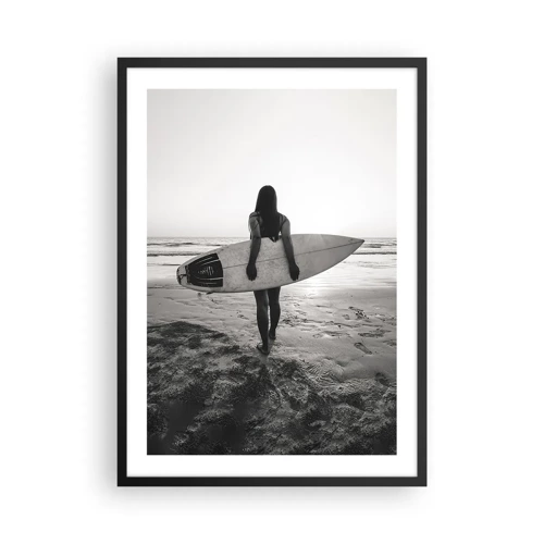 Plakát v černém rámu - Dcera mořské vlny - 50x70 cm