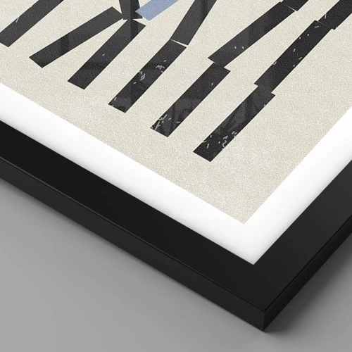 Plakát v černém rámu - Domino – kompozice - 91x61 cm