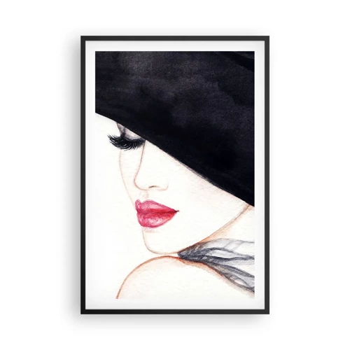Plakát v černém rámu - Elegance a smyslnost - 61x91 cm