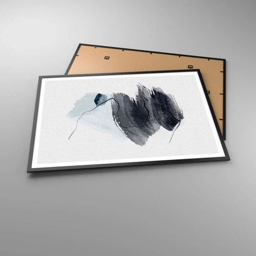Plakát v černém rámu - Intenzita a pohyb - 100x70 cm