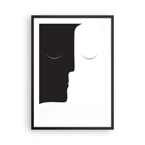 Plakát v černém rámu - Jednota protikladů - 50x70 cm