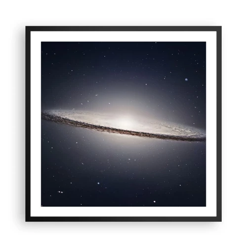 Plakát v černém rámu - Kdysi dávno, v jedné vzdálené galaxii… - 60x60 cm