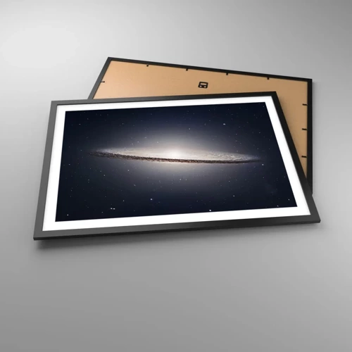 Plakát v černém rámu - Kdysi dávno, v jedné vzdálené galaxii… - 70x50 cm