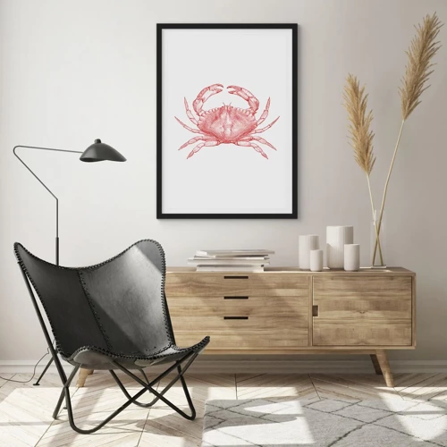 Plakát v černém rámu - Krab nad kraby - 50x70 cm
