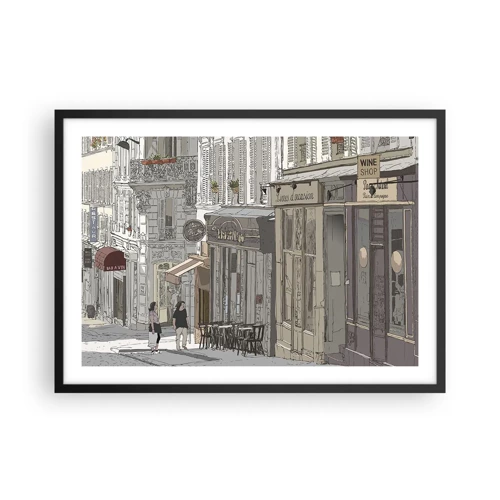 Plakát v černém rámu - Městské radosti - 70x50 cm