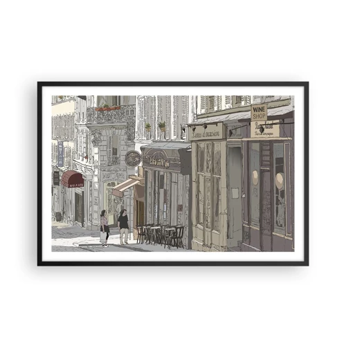 Plakát v černém rámu - Městské radosti - 91x61 cm