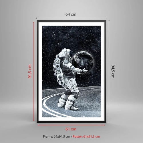 Plakát v černém rámu - Na Mléčné dráze - 61x91 cm